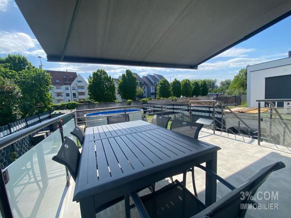 3%.COM Belle maison 140m² avec terrasse, jardin et piscine Hoenheim (67800)