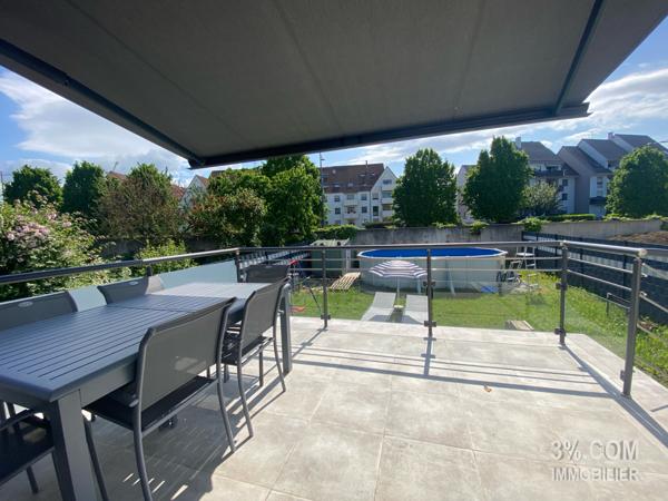 3%.COM Belle maison 140m² avec terrasse, jardin et piscine Hoenheim (67800)