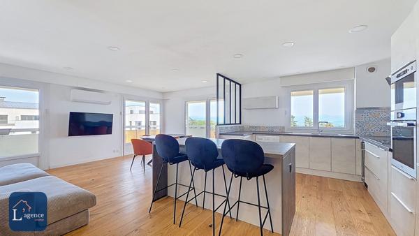 T4 Coeur de Gex vue panoramique sur les Alpes/Mont-blanc Garage double Cave Balcon