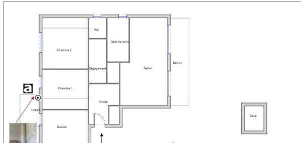 Appartement  T3 -66 m² -8/9 étages vue panoramique tous les massifs, balcon DPE D