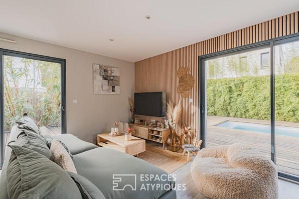 Maison contemporaine et familiale dans un secteur préservé