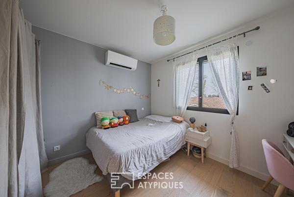 Maison contemporaine et familiale dans un secteur préservé