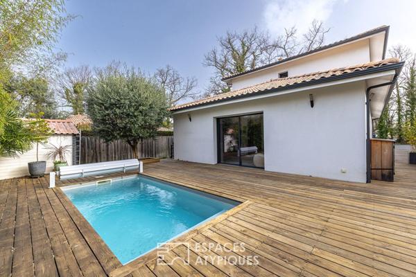 Maison contemporaine et familiale dans un secteur préservé