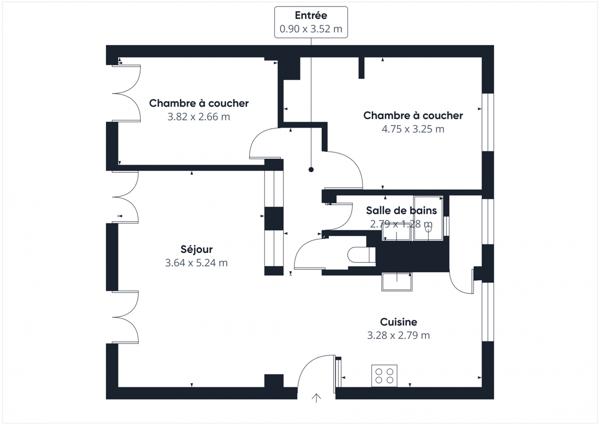 Appartement à vendre 4 pièces 64 m² Nantes