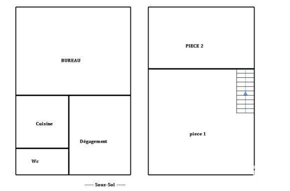 Location boutique/local commercial 60 m² Saint-Fargeau-Ponthierry