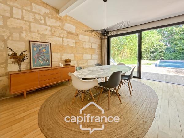 TALENCE (33)-Quartier St Genes - Maison Jardin, Piscine Renovation de qualité
