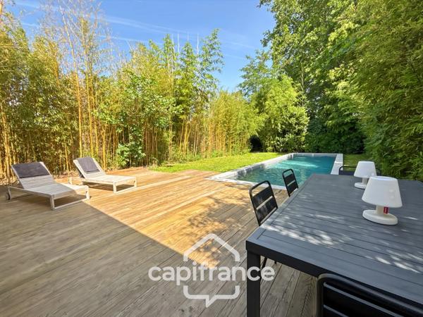 TALENCE (33)-Quartier St Genes - Maison Jardin, Piscine Renovation de qualité