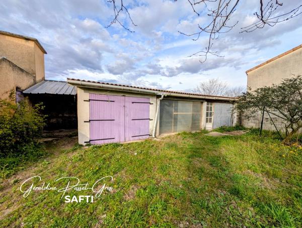 Maison avec potentiel à l'entrée de Portes les Valence