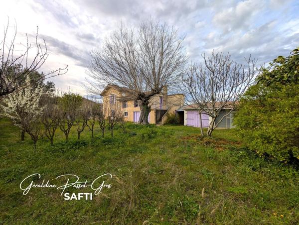 Maison avec potentiel à l'entrée de Portes les Valence