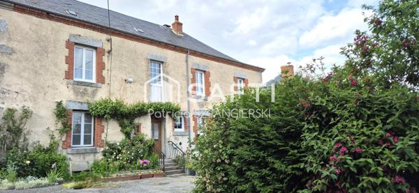 Charmante maison creusoise avec plusieurs dépendances et grand jardin arboré.