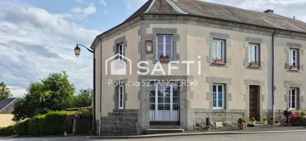 Charmante maison creusoise avec plusieurs dépendances et grand jardin arboré.