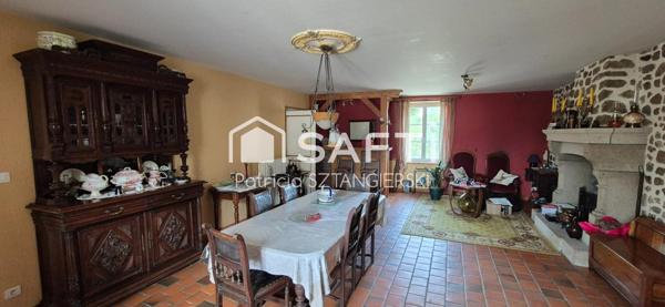 Charmante maison creusoise avec plusieurs dépendances et grand jardin arboré.