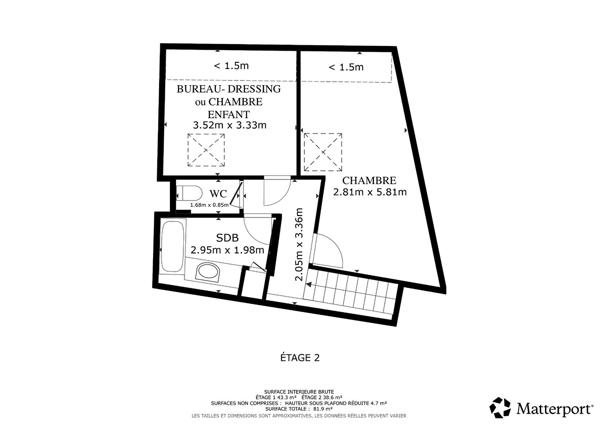 Maison Caluire Et Cuire 3 pièces 82m2 + parking , Caluire et cuire