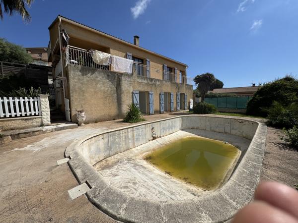 Furiani (20600) RDC de villa 3 pièces 2 chambres avec jardin et piscine FURIANI