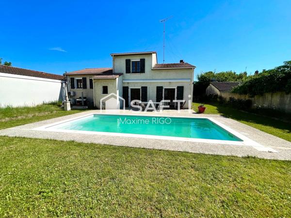 Villa 8 pièces 163m² avec piscine en centre-ville