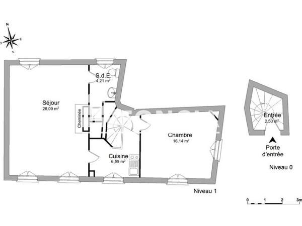 Location Appartement 2 pièces 57.93 m² - 7 RUE PELISSERIE Uzes 30700