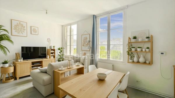 Dpt Gironde (33), à vendre BORDEAUX, appartement T2 loué de 49m² avec Cave
