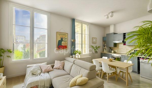 Dpt Gironde (33), à vendre BORDEAUX, appartement T2 loué de 49m² avec Cave