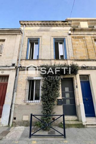 Nansouty/Sacré-Cœur : maison de 60 m² (55m² carrez) dans le style d'un appartement en triplex