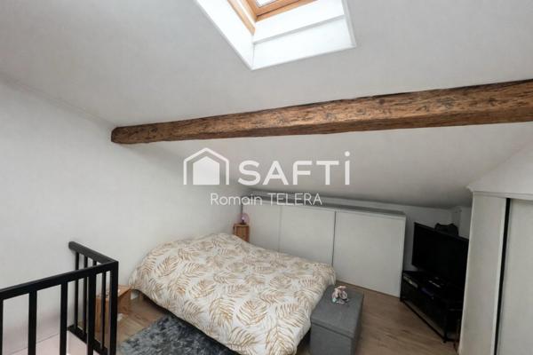 Nansouty/Sacré-Cœur : maison de 60 m² (55m² carrez) dans le style d'un appartement en triplex