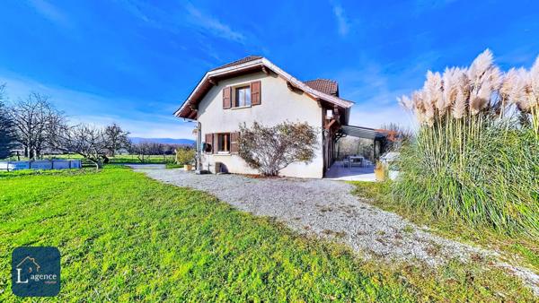 Maison T6 204m² Rénovation récente Parcelle 1 697m² Sous sol Chênex 74520