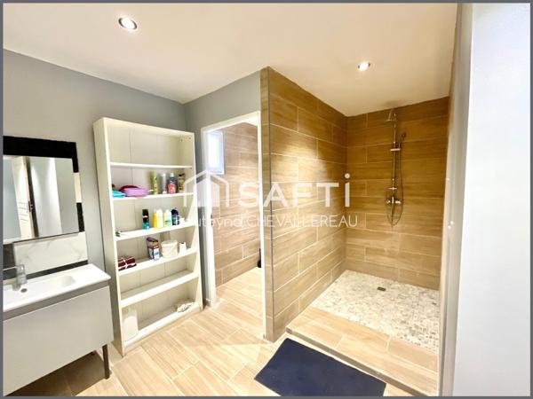 Maison 140m2 environ avec garage et jardin