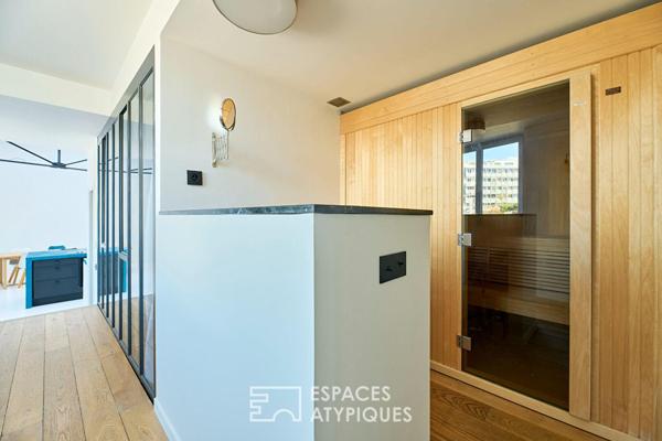 Loft d’architecte avec verrière – Jardin d’Éole