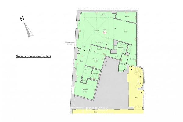 Loft d’architecte avec verrière – Jardin d’Éole