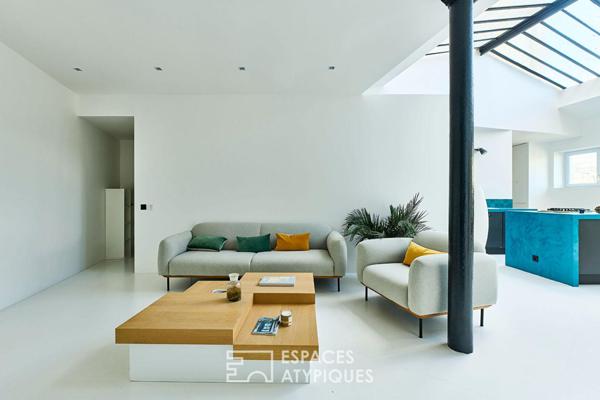 Loft d’architecte avec verrière – Jardin d’Éole