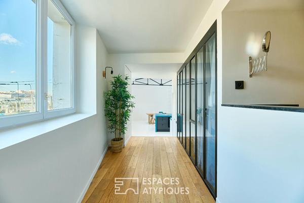 Loft d’architecte avec verrière – Jardin d’Éole