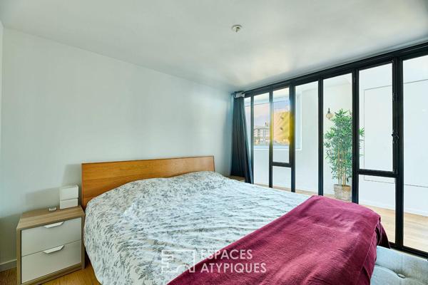 Loft d’architecte avec verrière – Jardin d’Éole