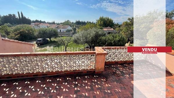 Villa de 180m2 en plain pied sur parcelle de 1600m2 à Corneilla-la-Rivière