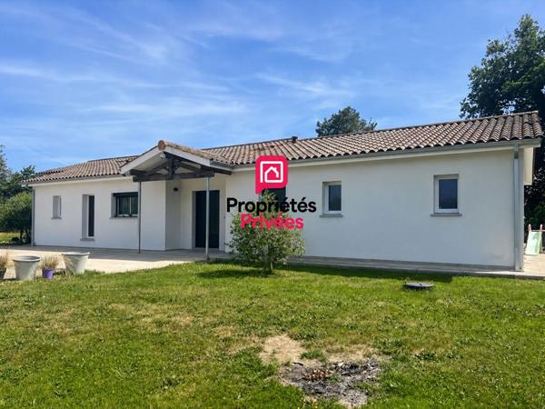 Maison contemporaine 4 chambres avec piscine et terrain constructible