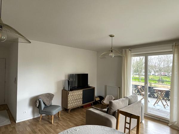 Appartement quartier Durantière à Nantes 3 pièces 2 chambres, terrasse orientée sud