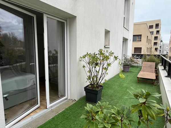 Appartement quartier Durantière à Nantes 3 pièces 2 chambres, terrasse orientée sud