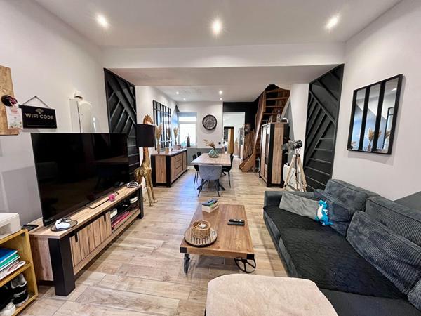 Maison  à Calais de 100 m2, en semi plain-pied, 3 chambres, espace bureau, jardin expo sud