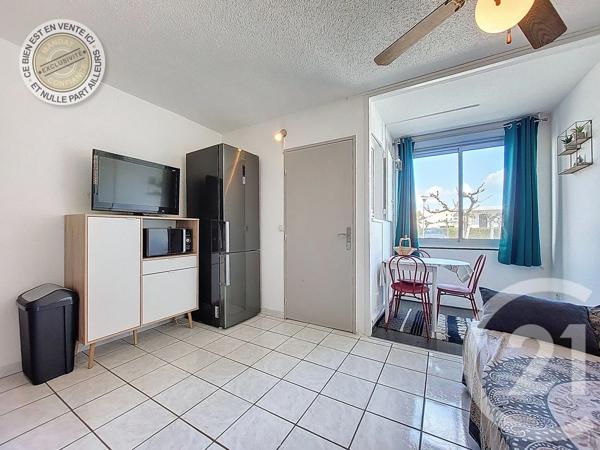 Appartement F1 à vendre  1 pièce - 18 m 2   PORT LEUCATE  - 11