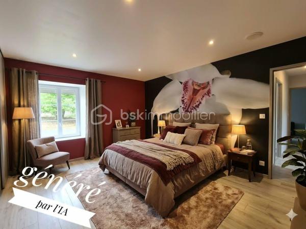 Coup de cœur assuré pour cette  charmante maison en pierre de 100 m², de plain-pied, idéale pour ceux recherchant confort et sérénité.
Idéale pour famille ou résidence secondaire proche des plages d'OMAHA BEACH ou UTAHA BEACH 
Entièrement rénovée.

Elle se compose de :
Une belle pièce de vie spacieuse et lumineuse, avec une cuisine américaine entièrement aménagée et équipée.
Un couloir desservant trois chambres confortables.
Un toilette indépendant et une salle d'eau. 

Une buanderie et un garage attenant.

Le tout édifié sur un terrain d environ 1400 m2.

Le +++: plain pieds, campagne mais proche de toutes commodités, pas de vis à vis,  huisseries PVC, volets électriques avec centralisation, cuisine aménagée et équipée, portail électrique, aucun travaux a prévoir......

Ne manquez pas cette opportunité  !