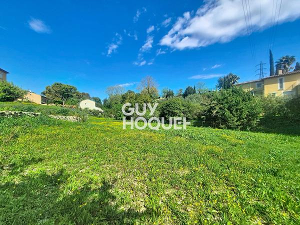 Terrain à vendre de 1874 m² exposé sud à Mougins - Exclusivité Guy Hoquet MOUANS-SARTOUX