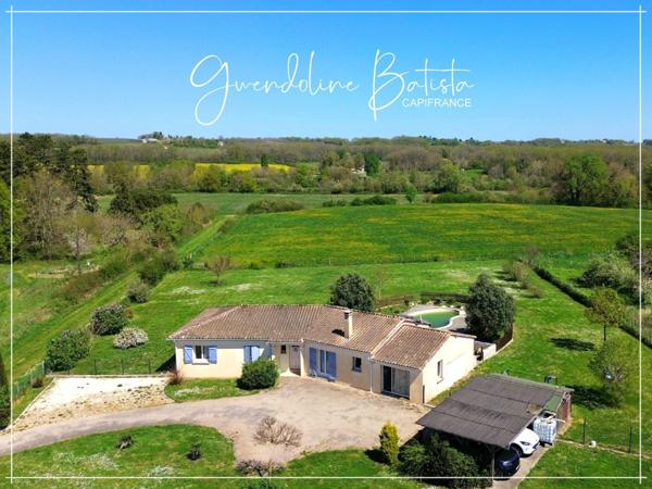 Maison Contemporaine 142,55m² - Terrain de 4 006,00 m² - SUD BERGERAC