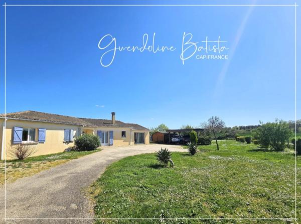 Maison Contemporaine 142,55m² - Terrain de 4 006,00 m² - SUD BERGERAC