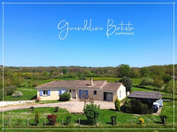 Maison Contemporaine 142,55m² - Terrain de 4 006,00 m² - SUD BERGERAC