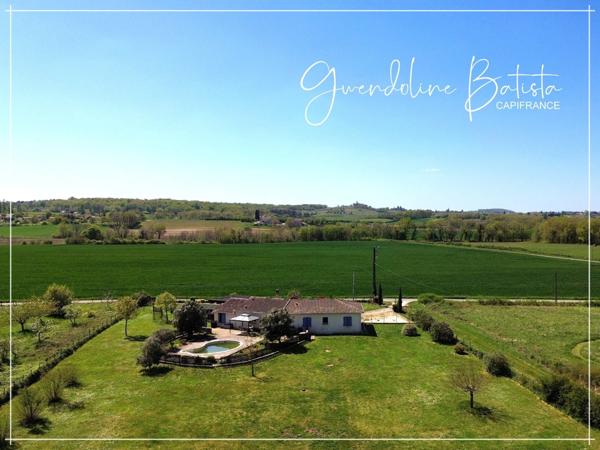 Maison Contemporaine 142,55m² - Terrain de 4 006,00 m² - SUD BERGERAC