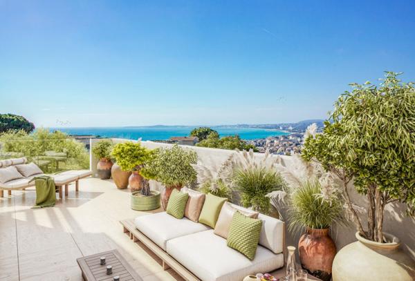 Maison VUE MER à vendre 6 pièces CAGNES SUR MER (06)