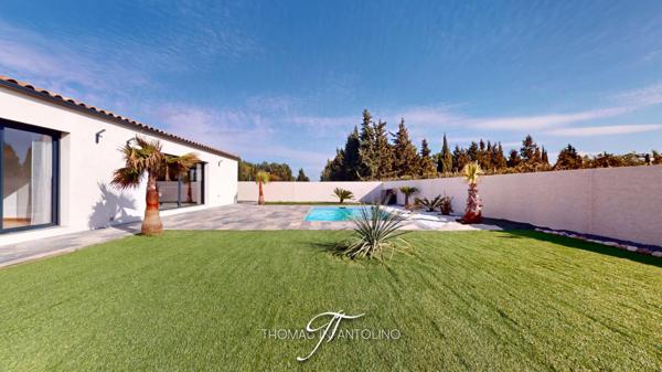 EN EXCLUSIVITE - PLAIN PIED - 4 CHAMBRES - PISCINE - GARAGE