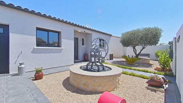Maison Salleles D Aude 3 pièce(s) 84 m2 - jardin - garage
