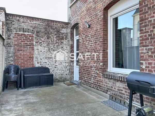 Maison avec courette état impécable