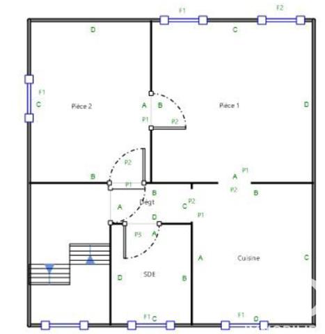 Immeuble à vendre 126,39 m² Marckolsheim
