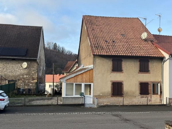 MAISON EN PIERRE  3 PIECES GRANGE  GARAGE  TERRAIN 277 M²  HERICOURT