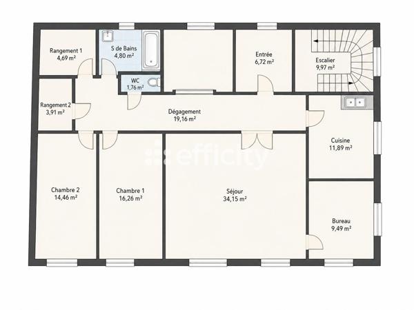 Appartement
         5 pièces
        - 126 m² 400 000 € *
